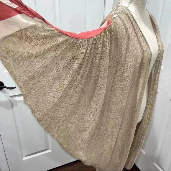 ASIS PATRIOTIC KIMONO Tan butterfly arms - Picture 5 of 7